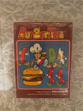 Rare New Sealed BurgerTime (Intellivision, 1983) Mattel Mint